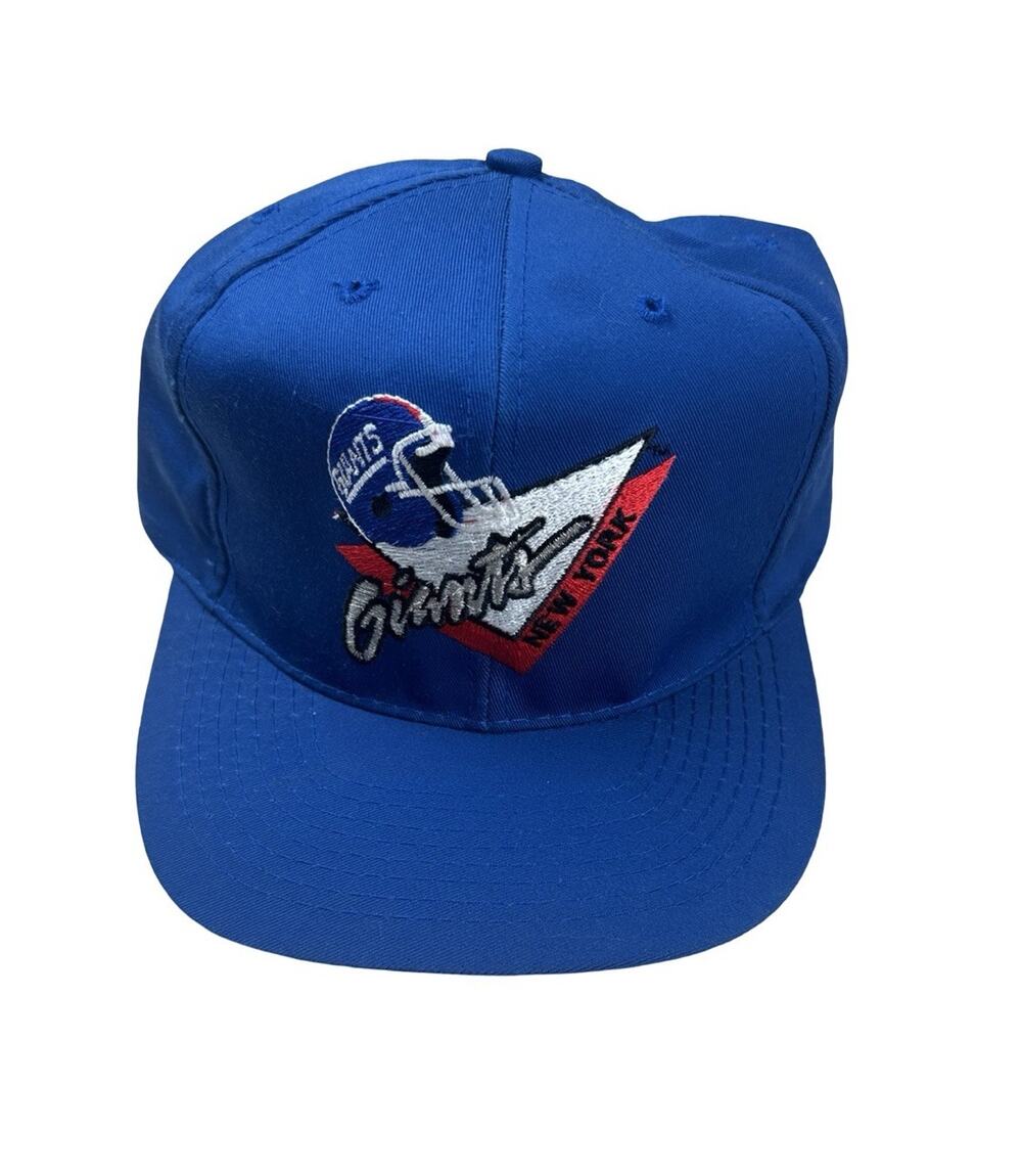 Vintage New York Giants NFL Snapback Hat Blue American Needle Embroidered